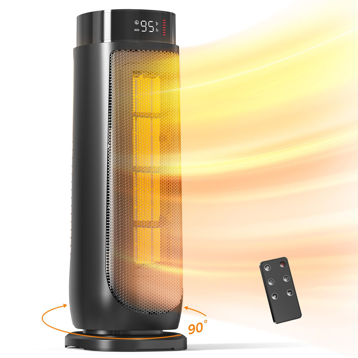 BREEZOME space heater indoor use 1500W front view