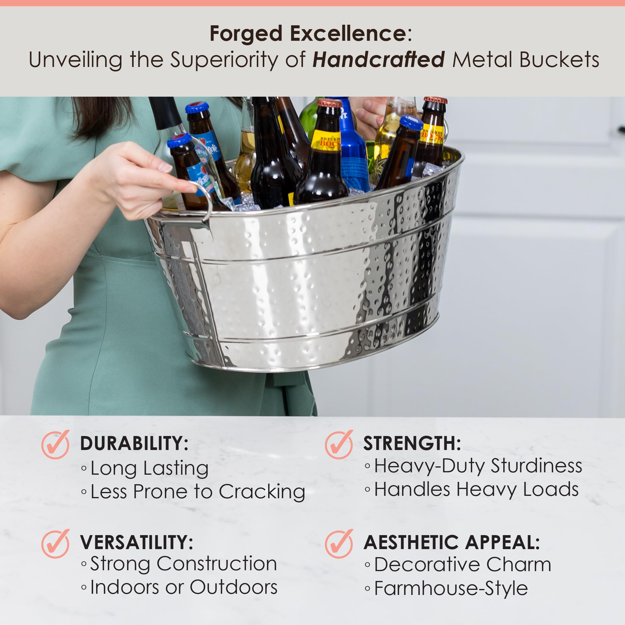 Indoor and outdoor use beverage tub Brekx