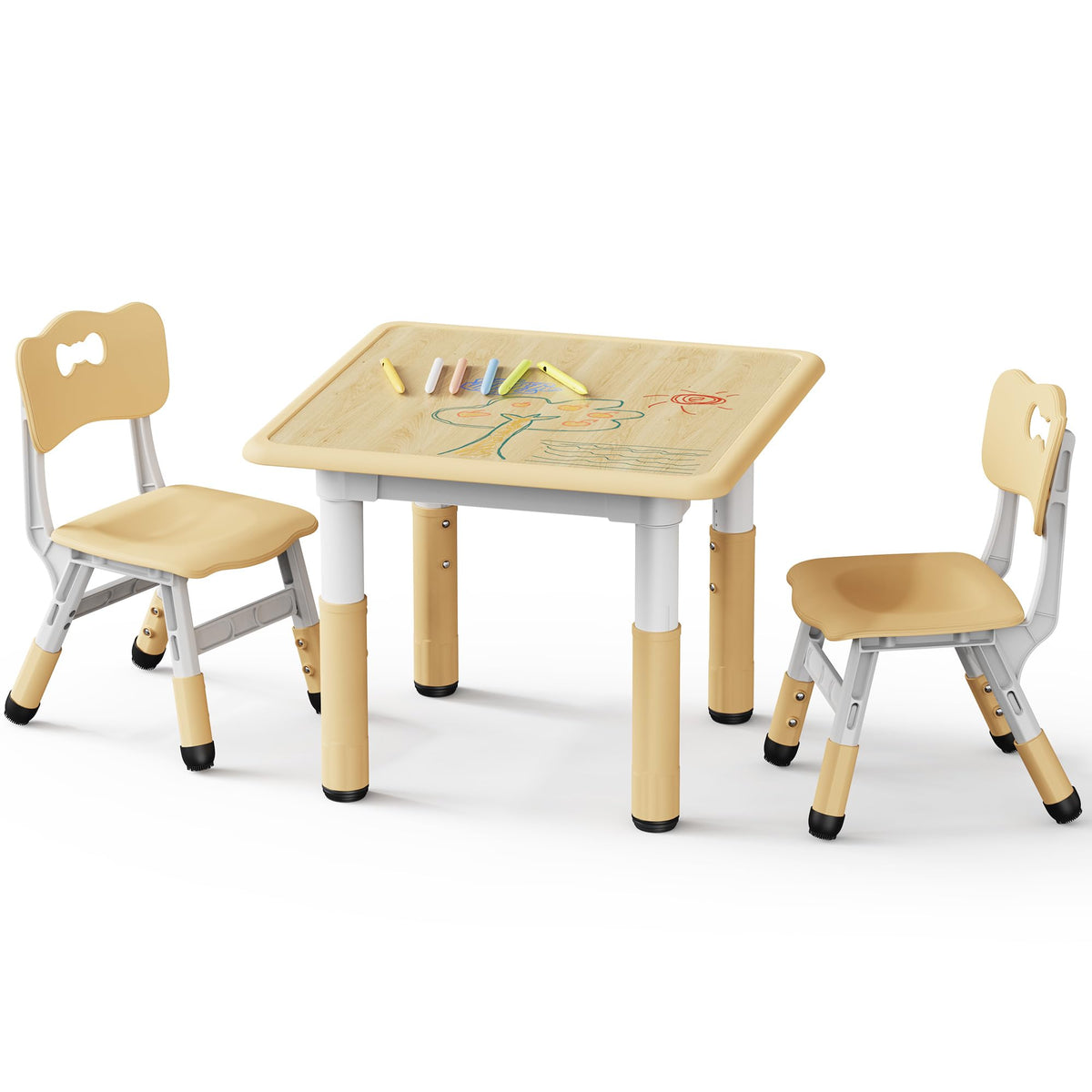 Brelley kids table and 2 chairs set product image