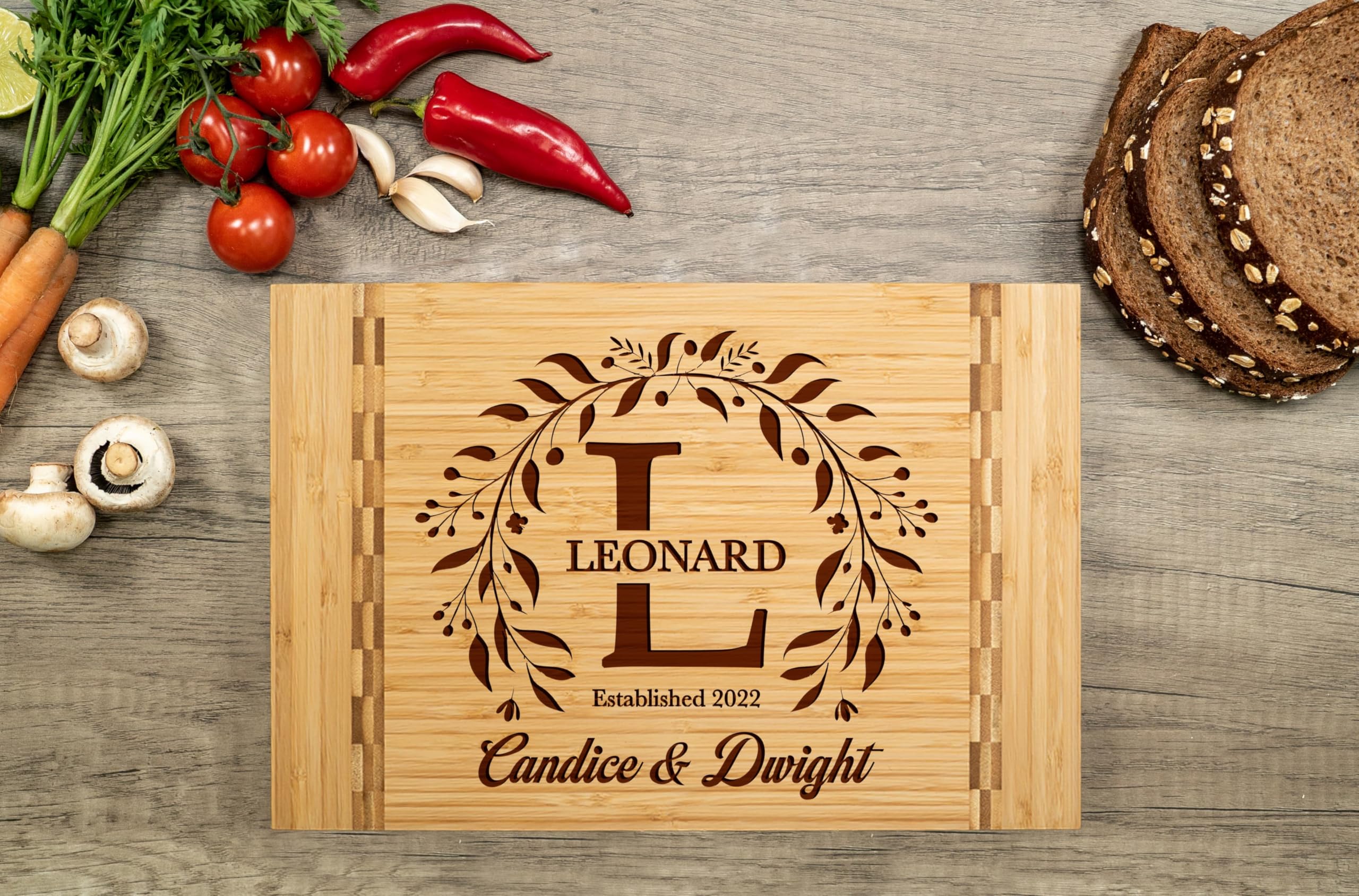 Bridal shower gift cutting board