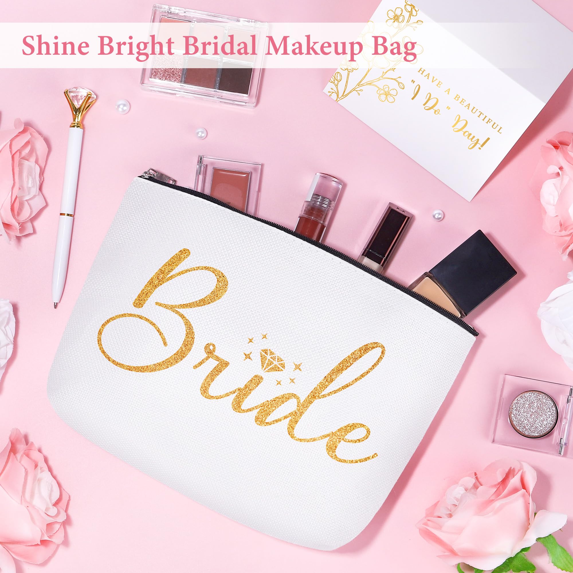 Bride pearl bracelet and jewelry tray included
