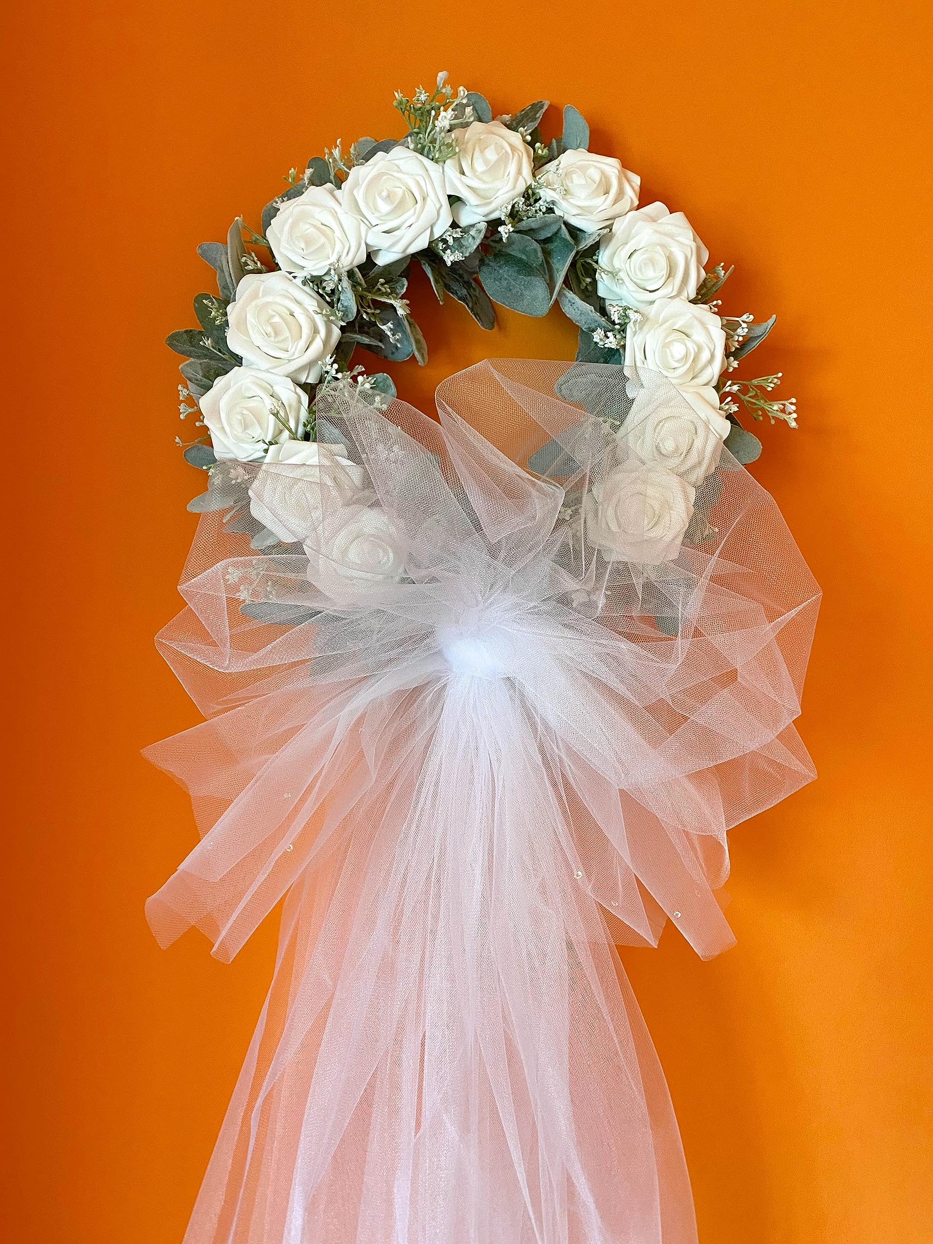 Bridal shower or wedding gift wreath decor