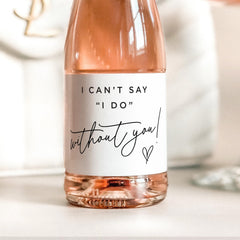 Set of 10 bridesmaid proposal labels