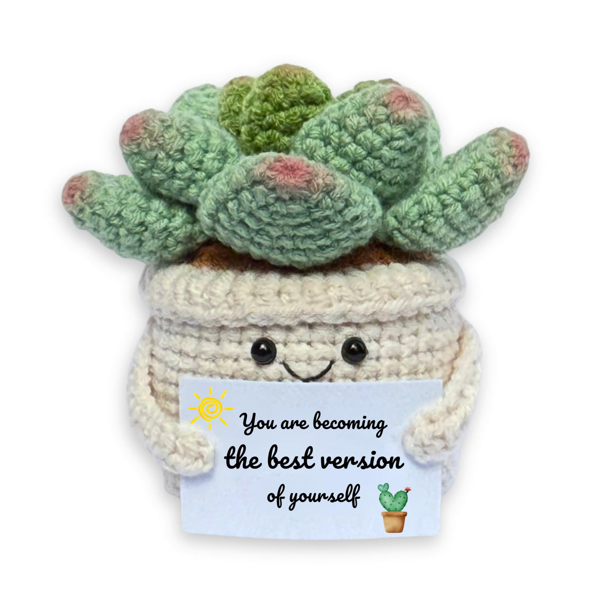 BRIFUFOUS crochet plant desk decor