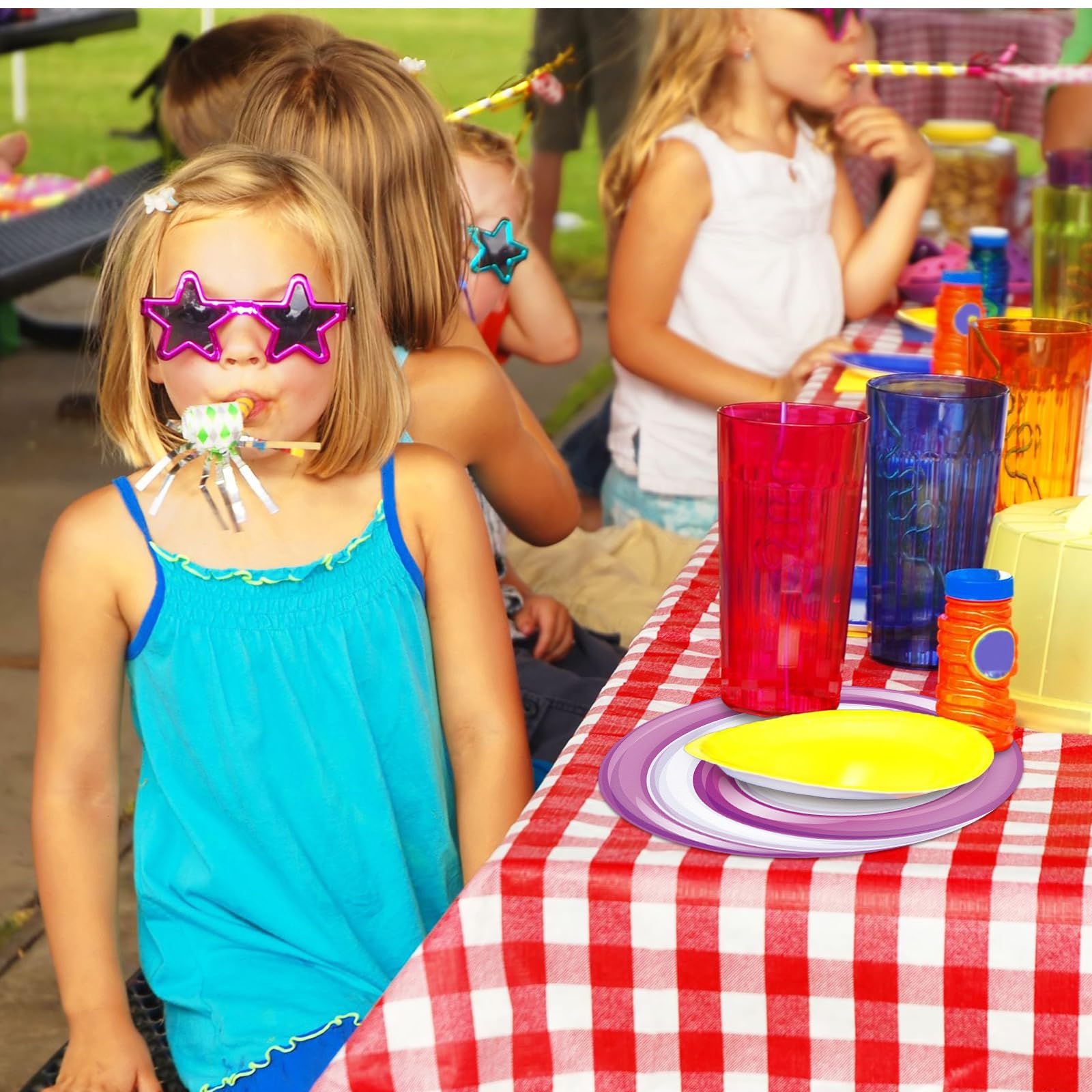 Waterproof and oilproof placemats for tables candy theme