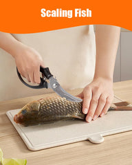 Heavy duty Brigii kitchen scissors for vegetables and fish