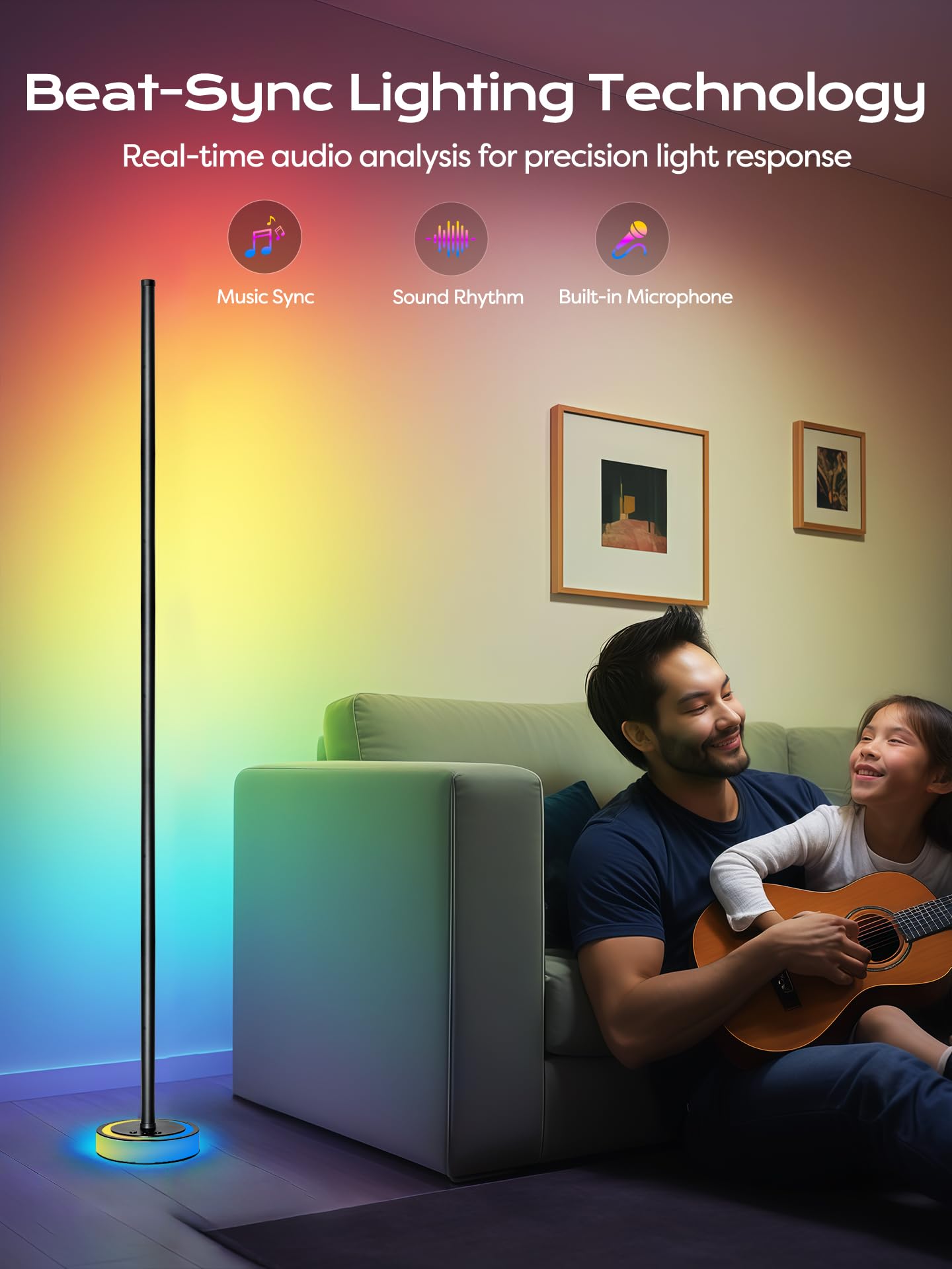 Lamp music sync with games or movies