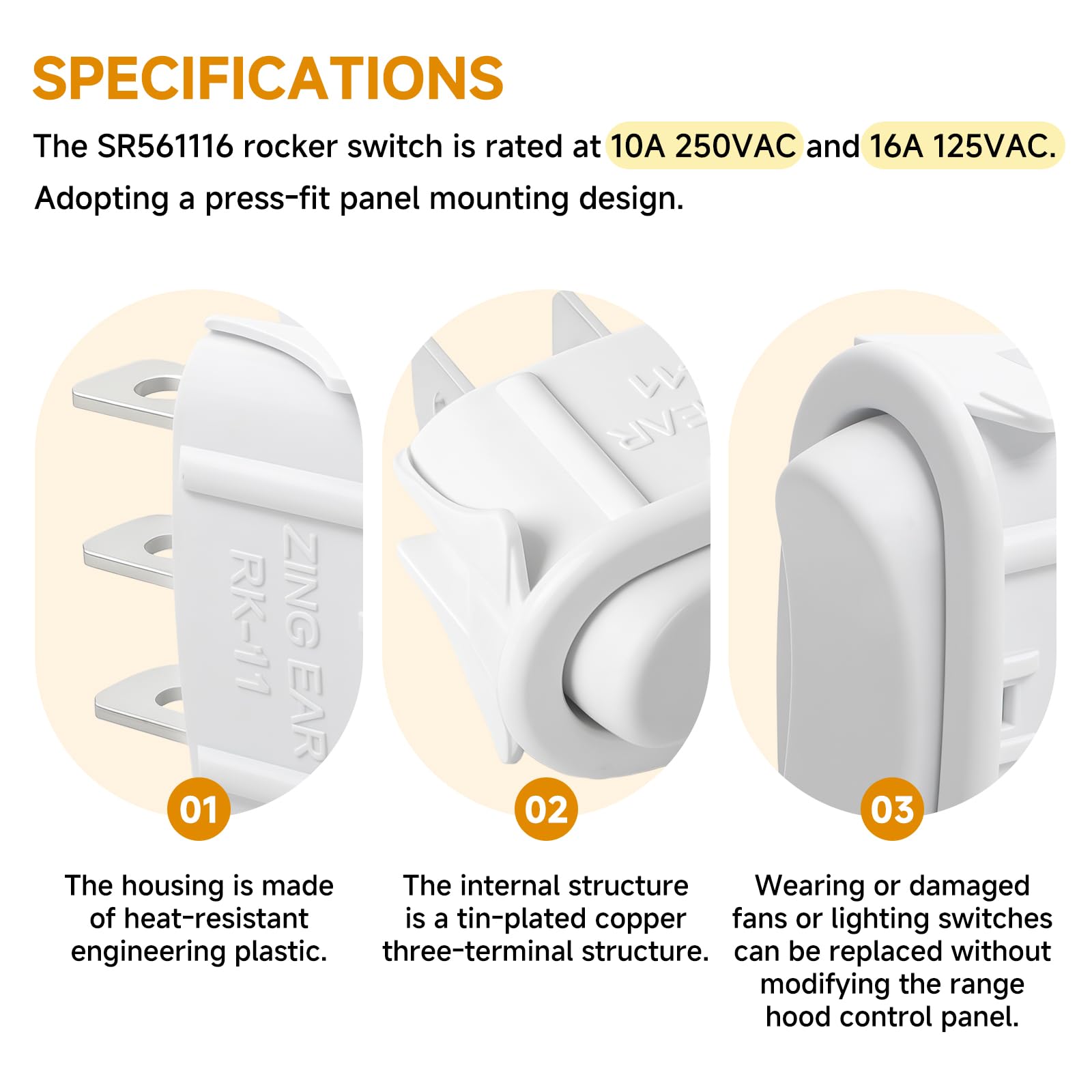 Broan Nutone Allure QS136 series switch compatibility