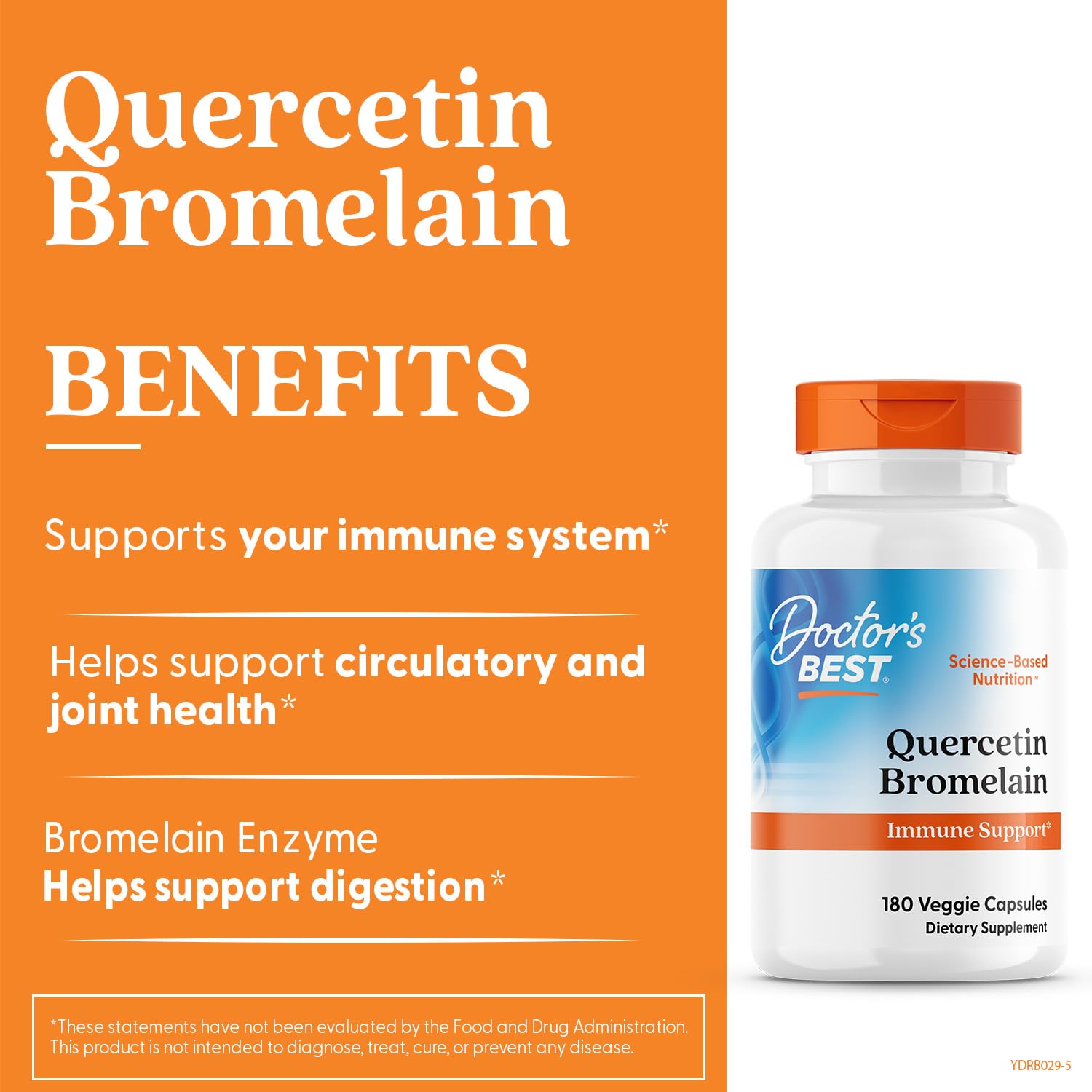 Bromelain and quercetin digestion support capsules