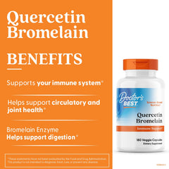 Bromelain and quercetin digestion support capsules