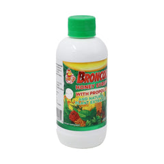 Broncolin natural plant extracts list including elderberry eucalyptus