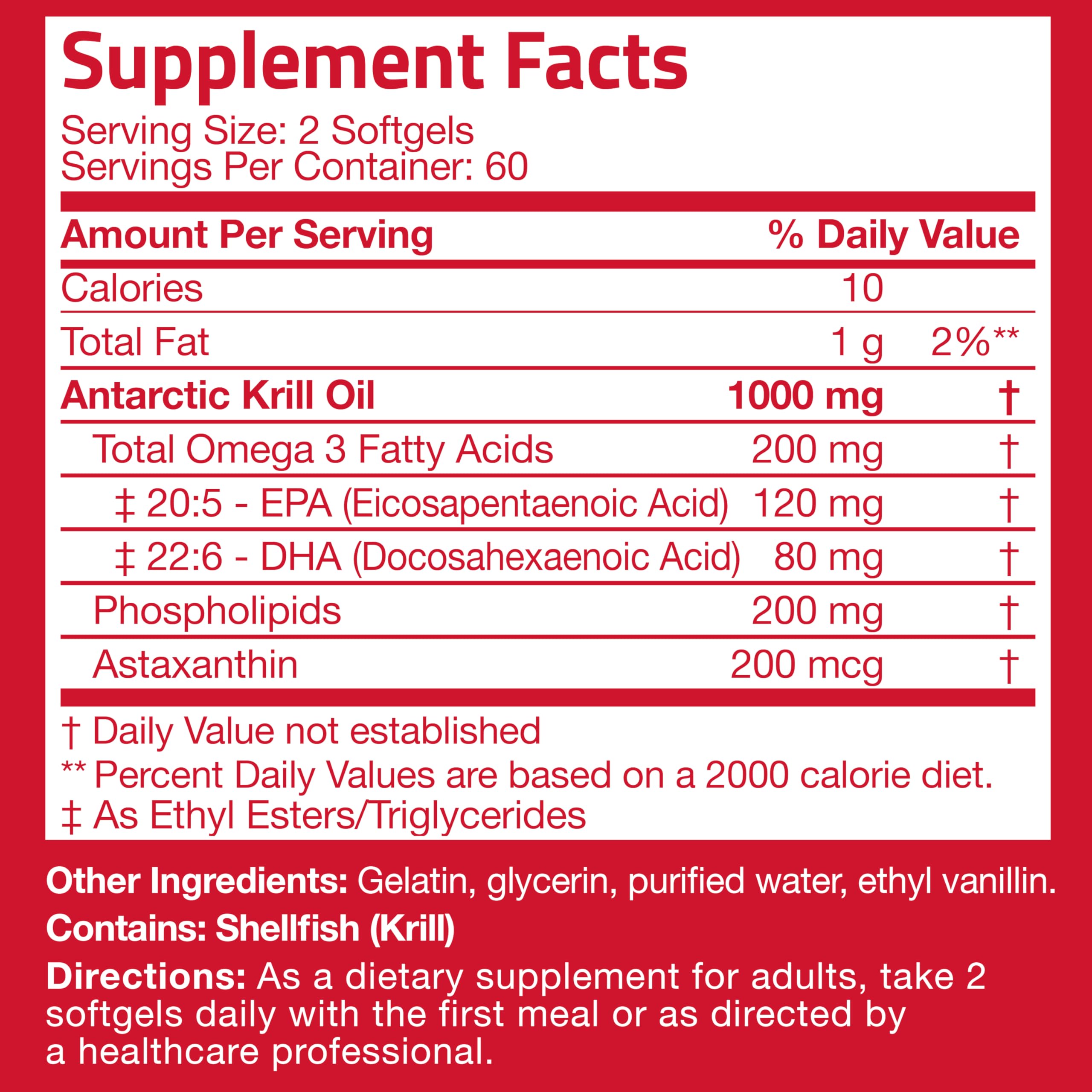 Bronson Antarctic Krill Oil pack 120 softgels image