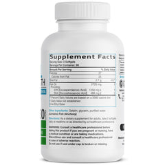 Bronson Omega-3 High EPA DHA triple strength label