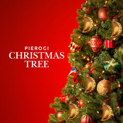 Bronze finish pierogi ornament 2.5 inch size
