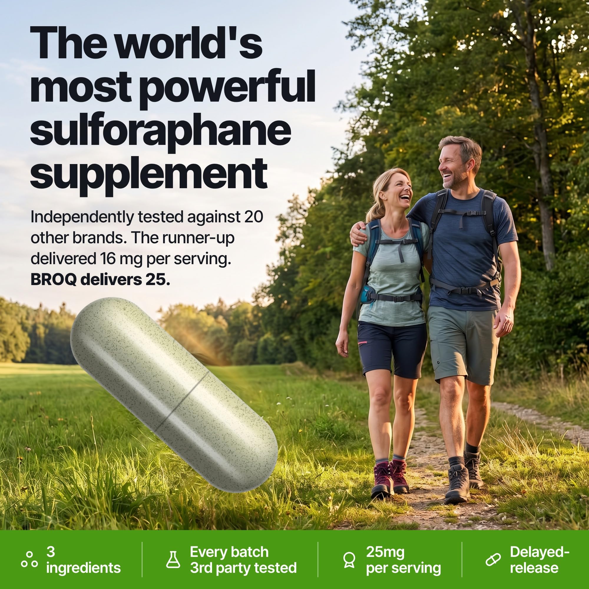 delayed-release BROQ capsules design illustration