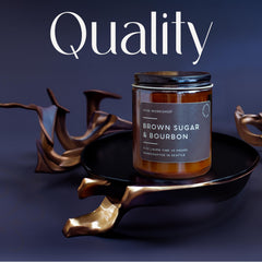 Natural soy wax Brown Sugar & Bourbon candle