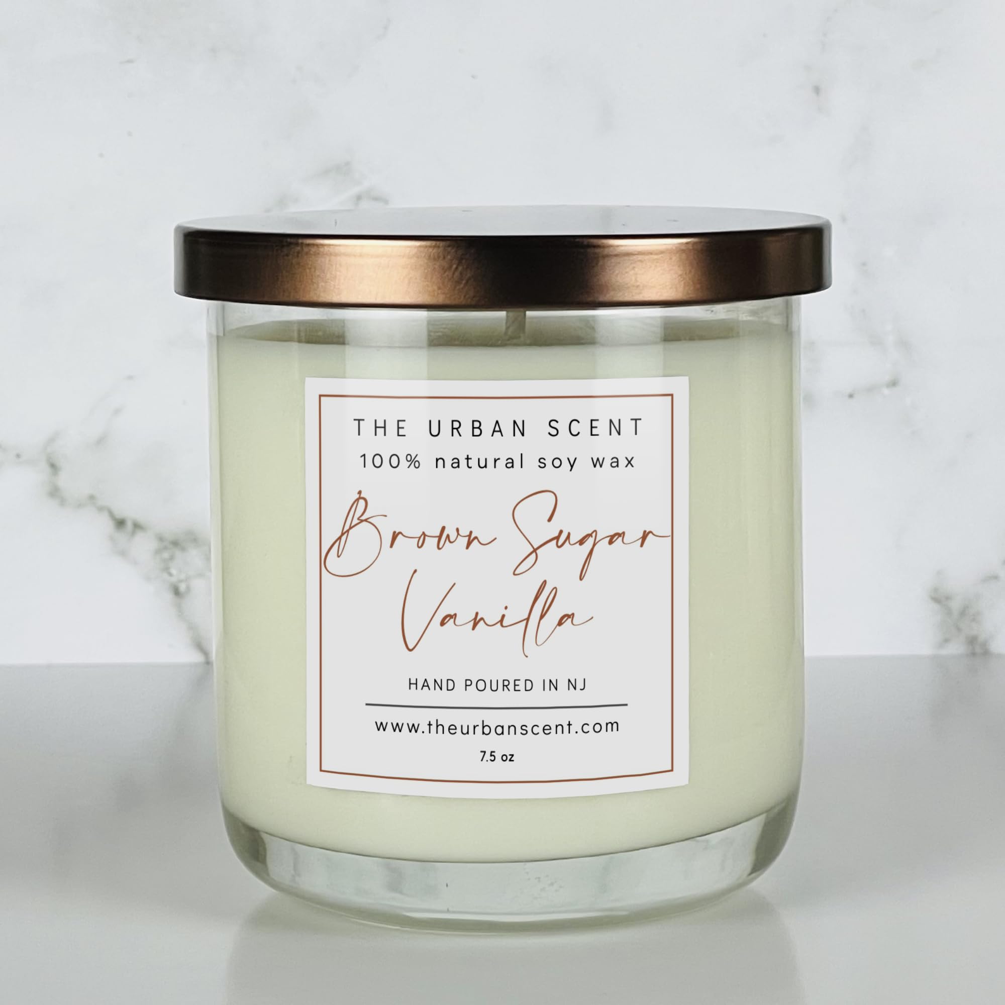 Hand-poured small batch Brown Sugar Vanilla Candle 7.5 oz