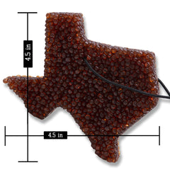 Brown Texas State Shape Freshie by Lone Star Candles and More’s