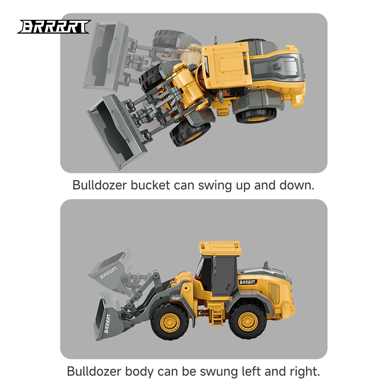 BRRRRT mini dump truck included in collection