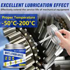 Brush included with 60ml grease for precise application