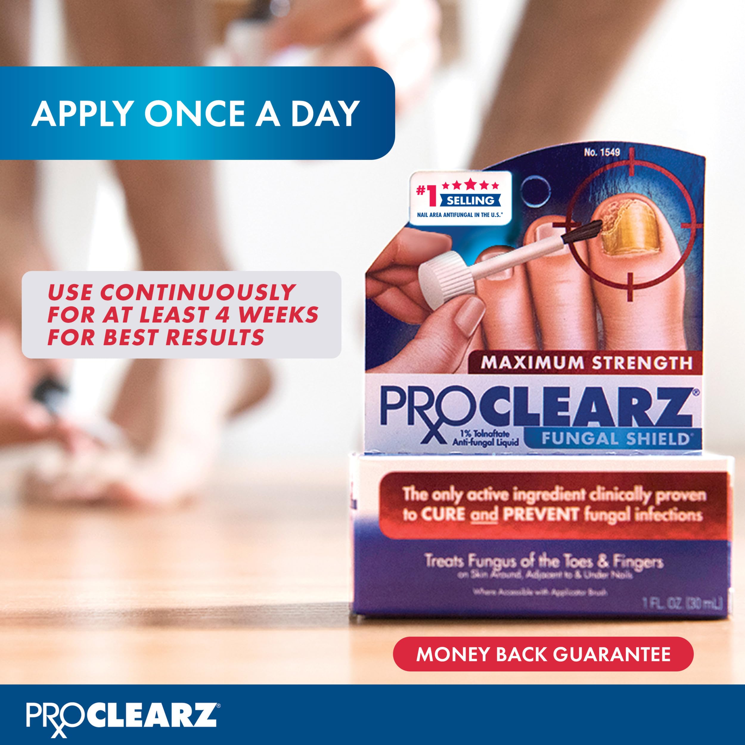 Clear fast-drying brush-on liquid applied to nails