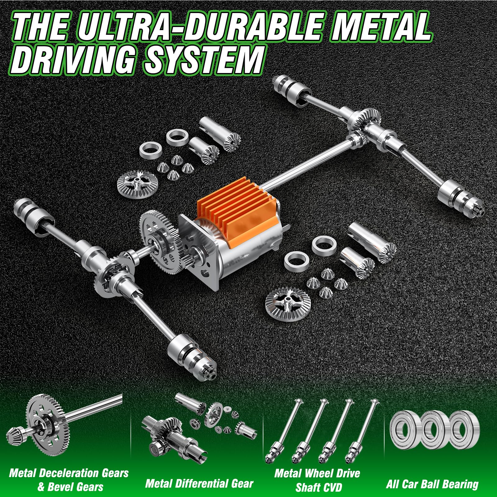 1200mAh battery with BMS for RC car image