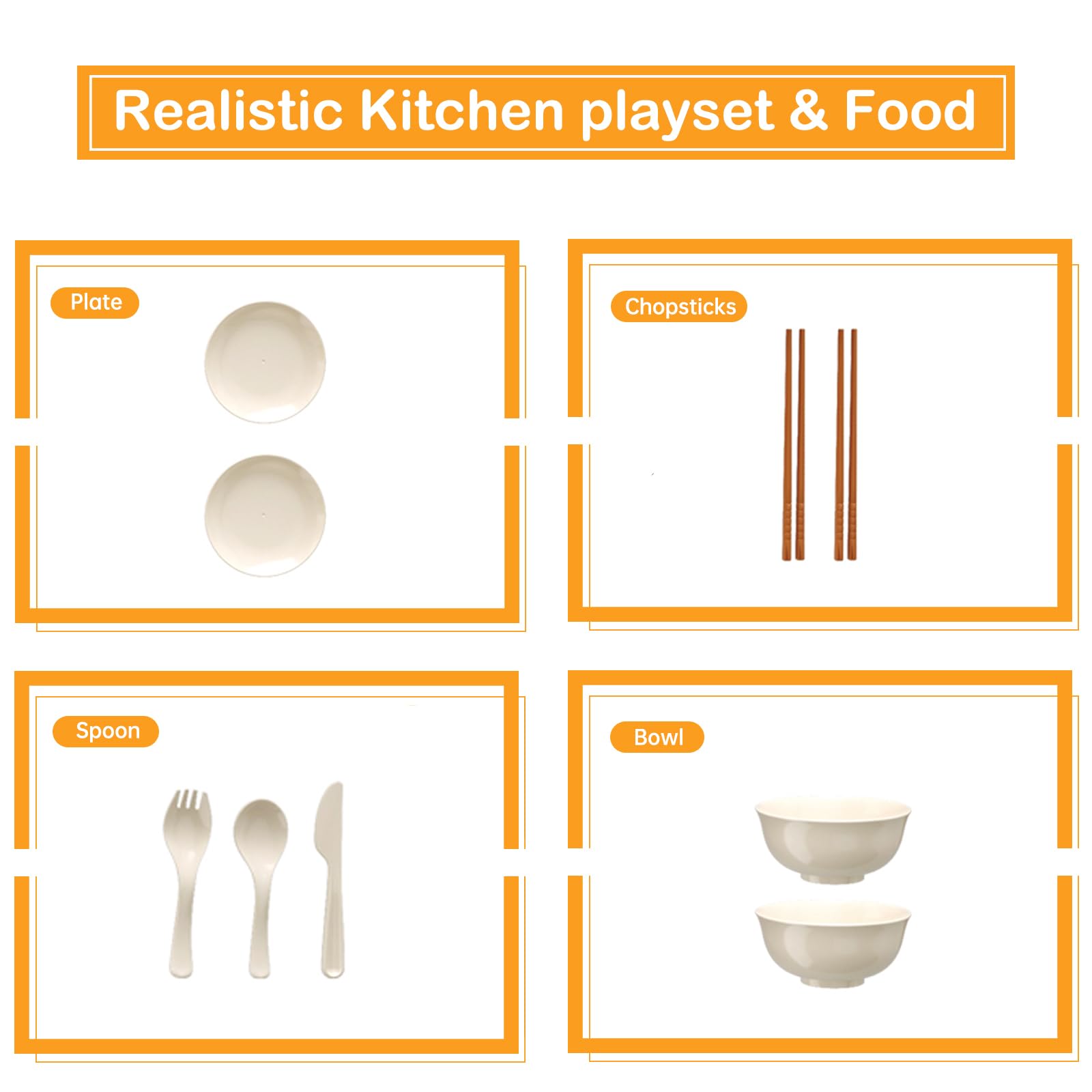Salt and pepper shakers in Bruvoalon play kitchen