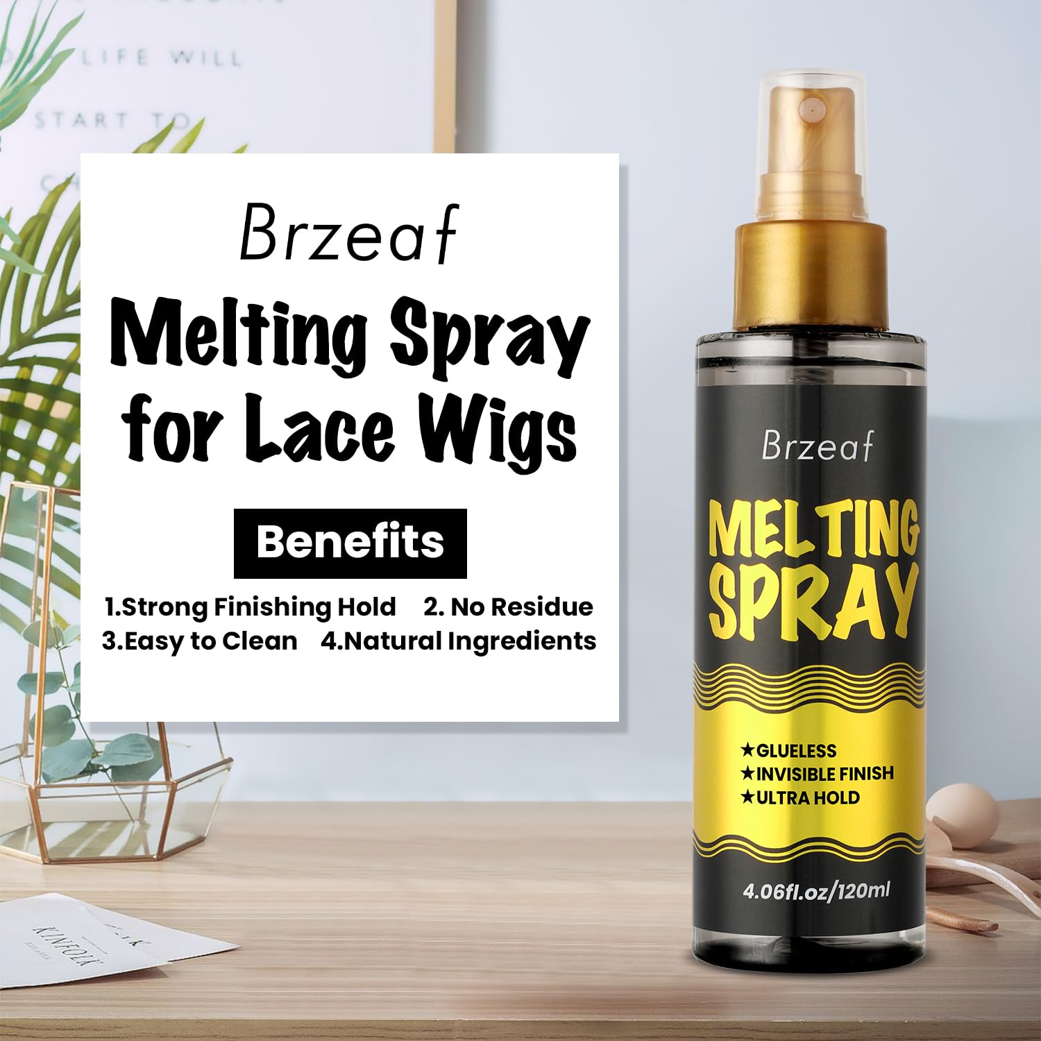 Natural Olive Oil Vitamin E ingredients Brzeaf spray