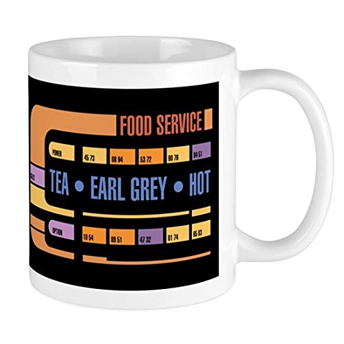 BSM Tea Earl Grey 11oz Coffee Mug with Star Trek inspired design