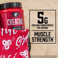 bsn creatine dna unflavored powder container