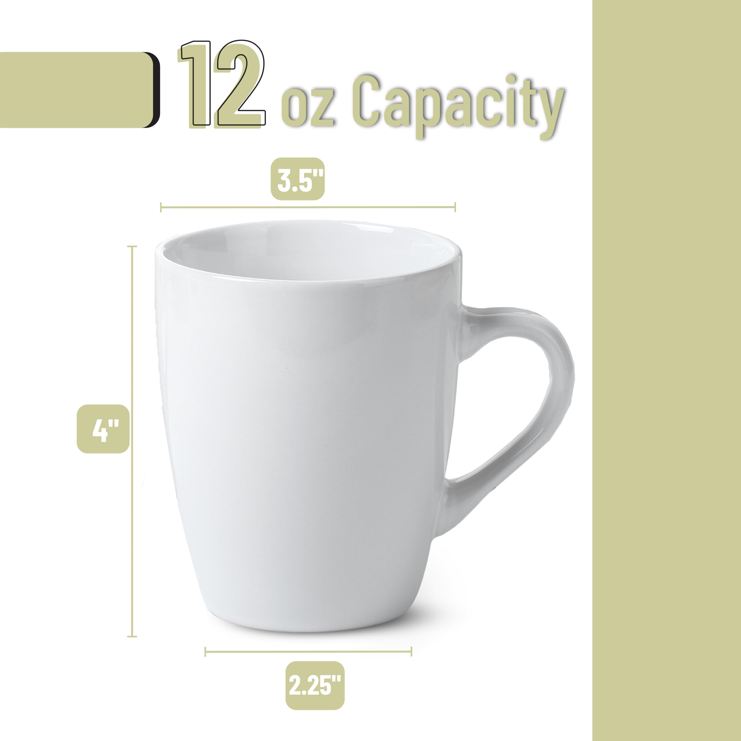 BTaT fine bone china mug set for coffee or tea