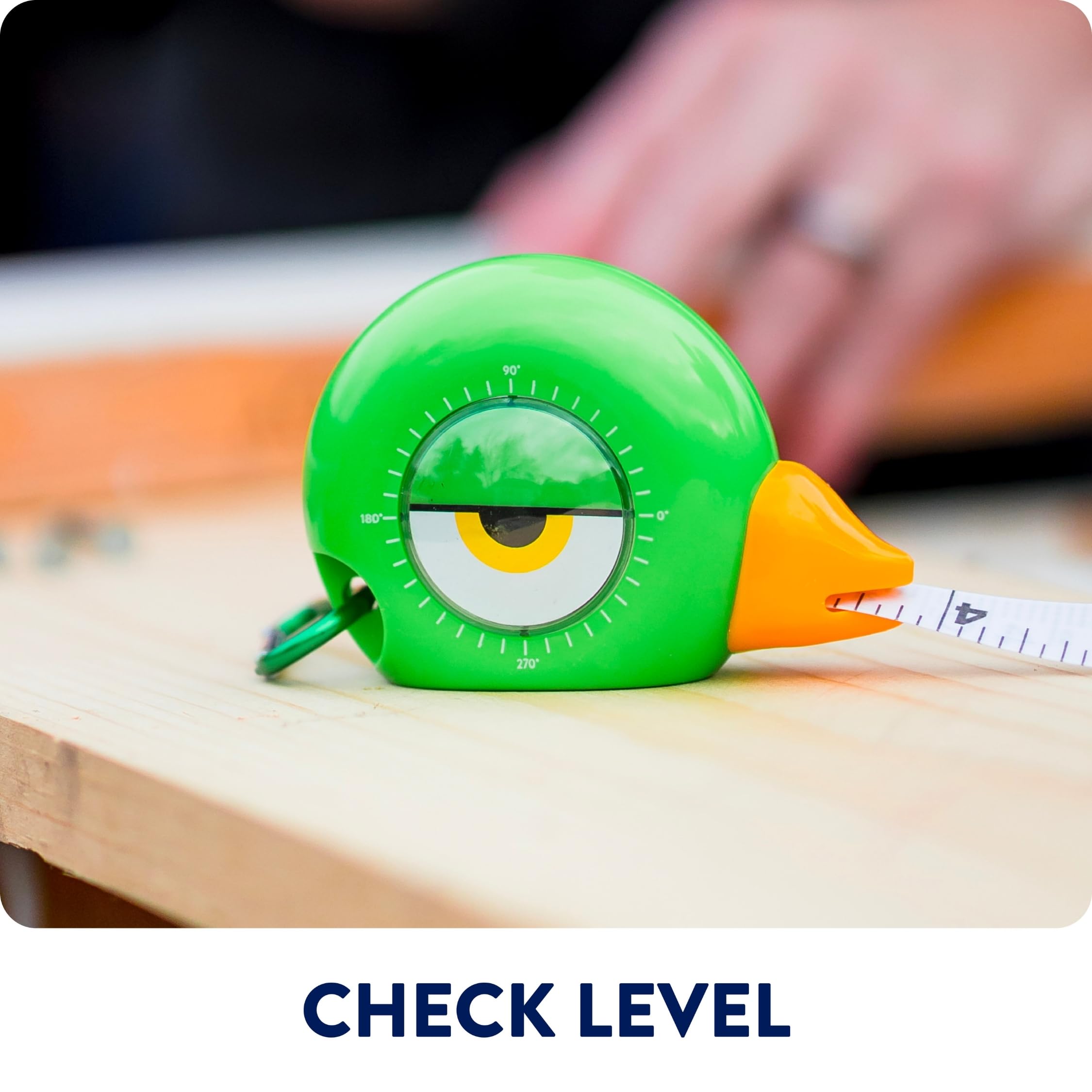 Durable portable Toto blue tape measure