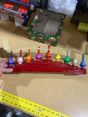 Holiday Splendor 9 Count Bubble Light Candolier packaged in retro gift box