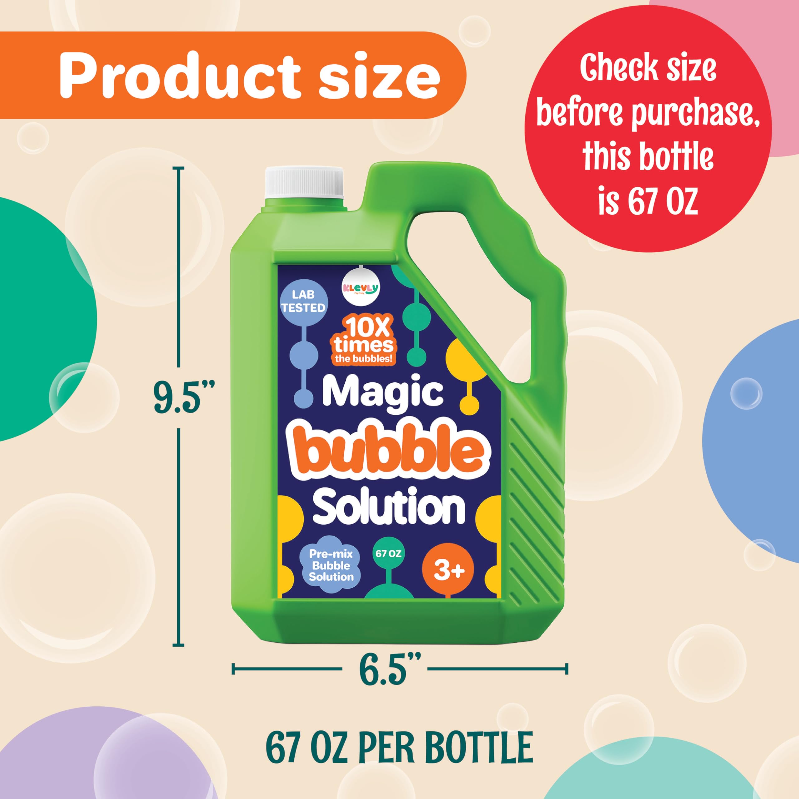 Bubble machine solution compatible with bubble toys