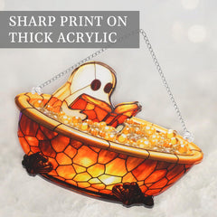 Durable acrylic ghost suncatcher for garden BubBoo
