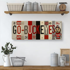 Aluminum wall sign with satin finish for indoor or sheltered outdoor use