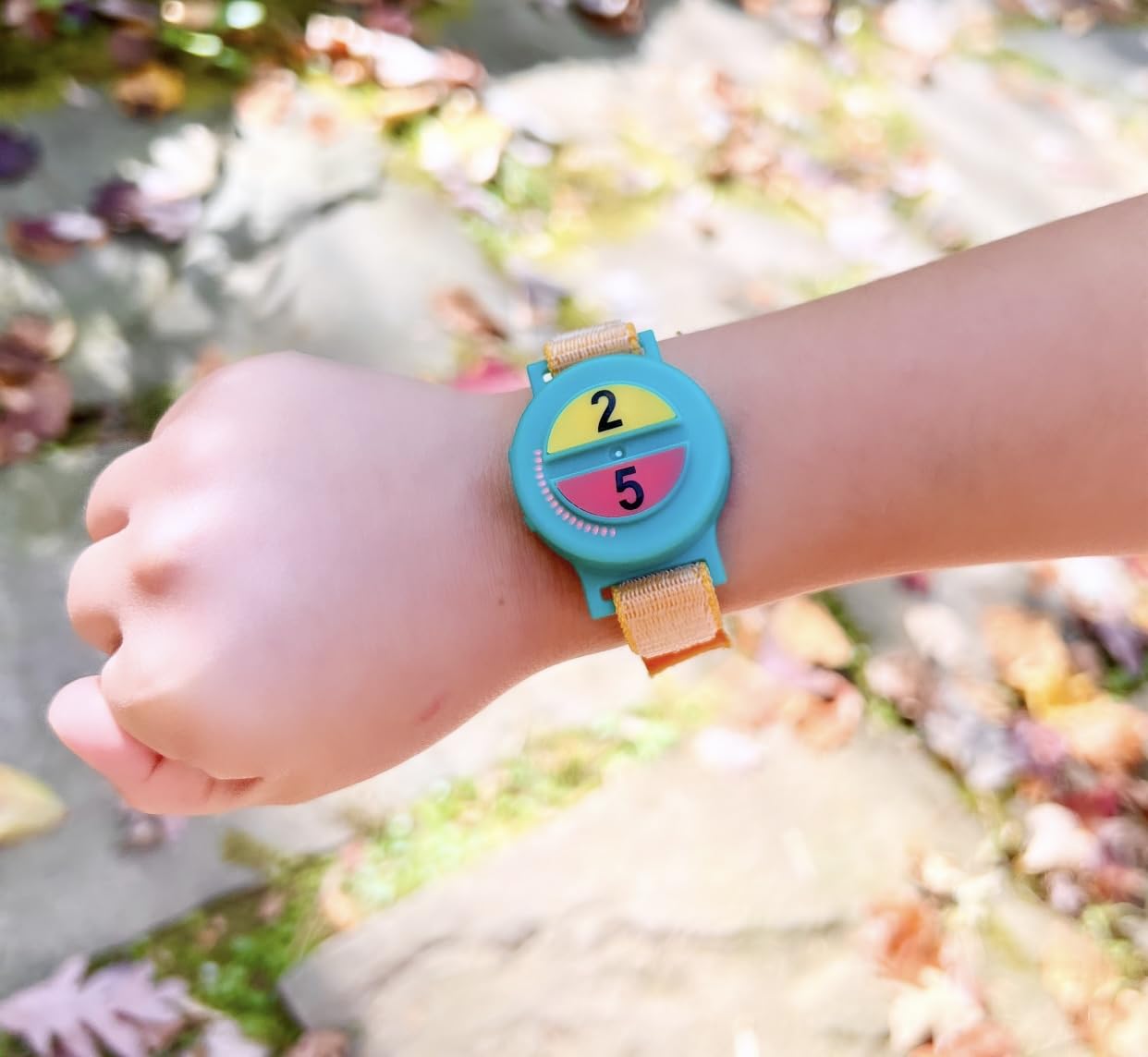Buddy Timer 5-minute preset timer display on device
