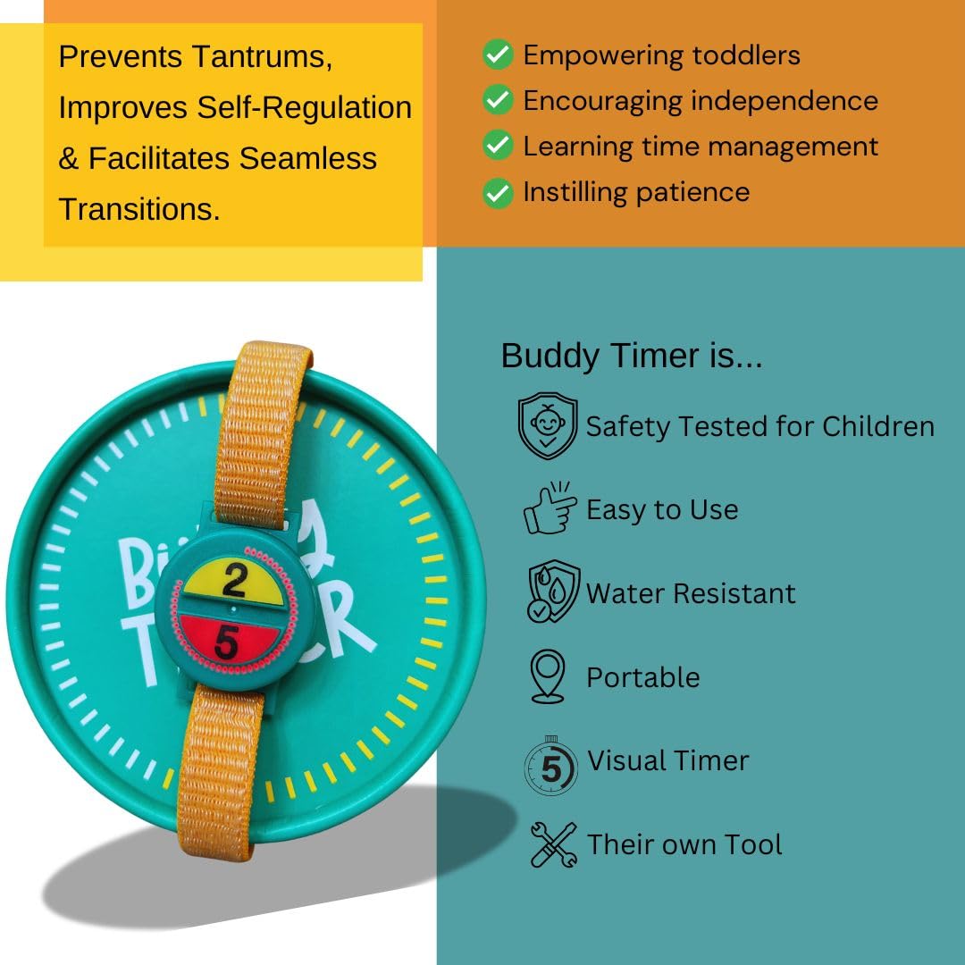Buddy Timer with removable Velcro strap for versatile use