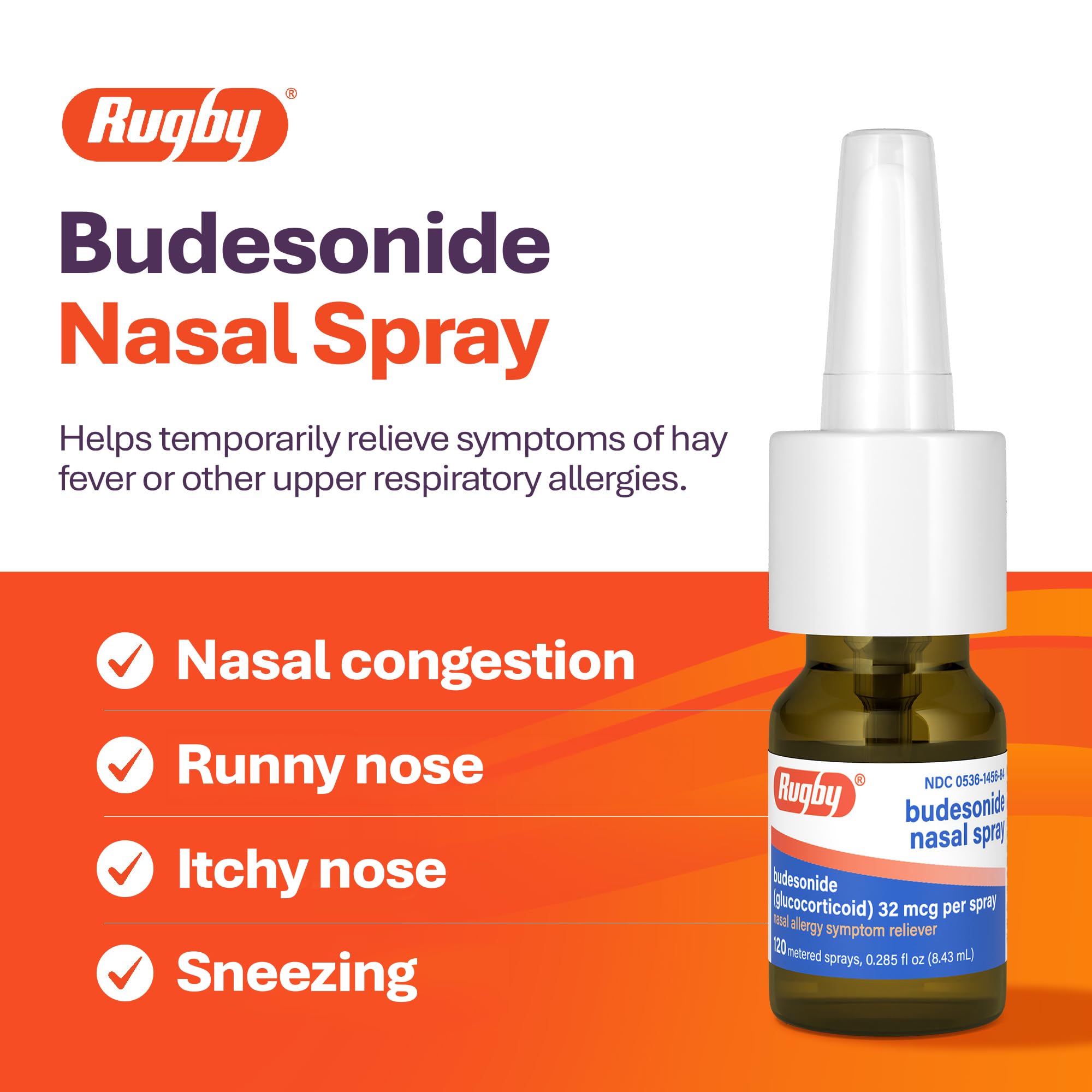 Bottle showing 120 metered sprays available