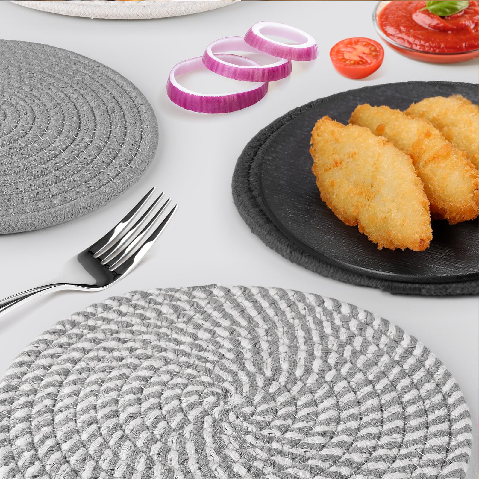 Storage basket included with BUEDM trivets
