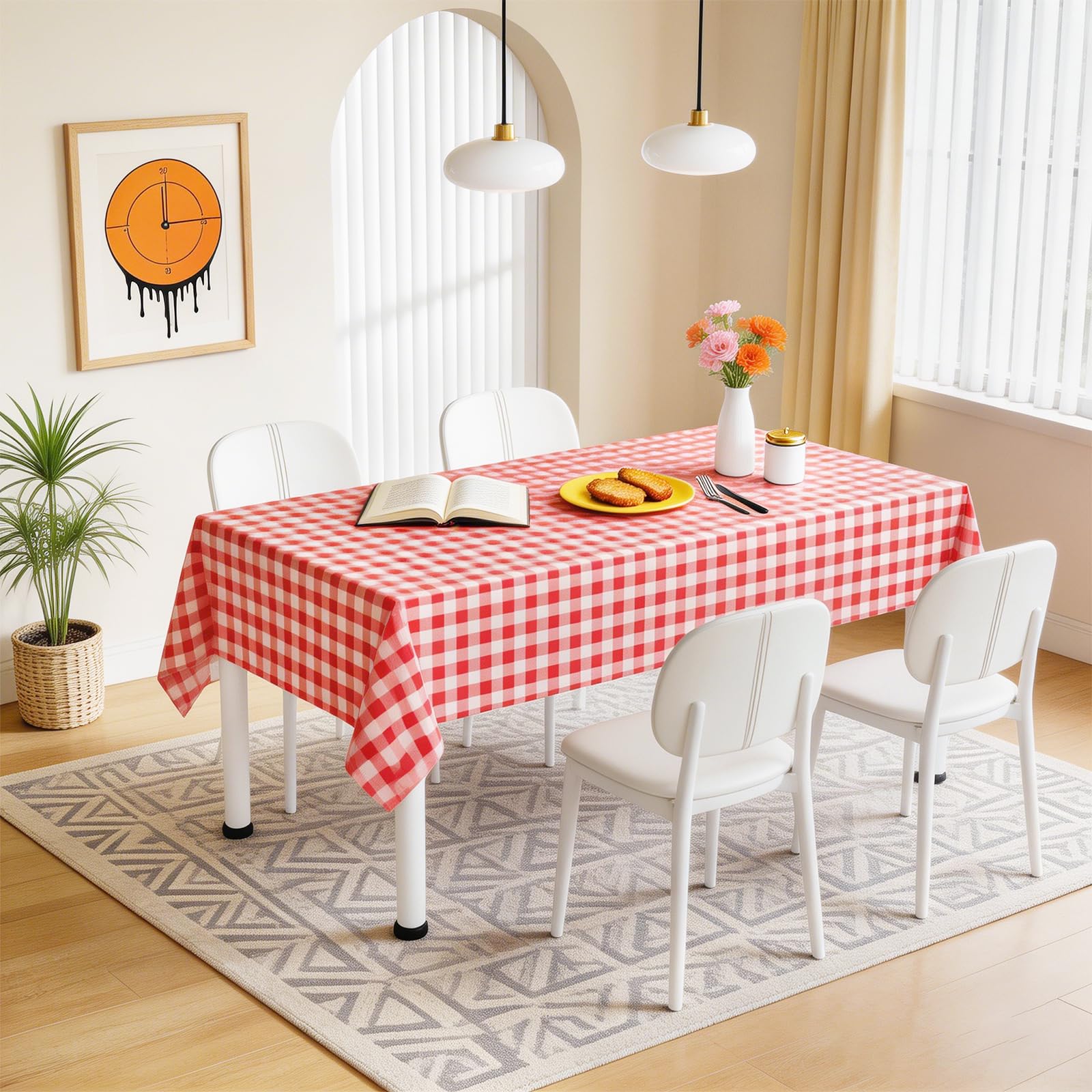 108x54 inch rectangle tablecloth for dining tables