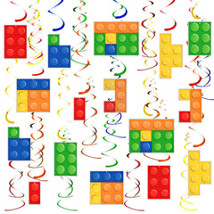 30 piece building blocks party favors set packaging