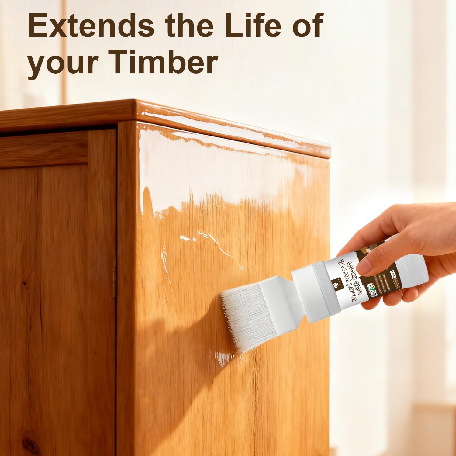Built-in brush design varnish bottle for mess-free application