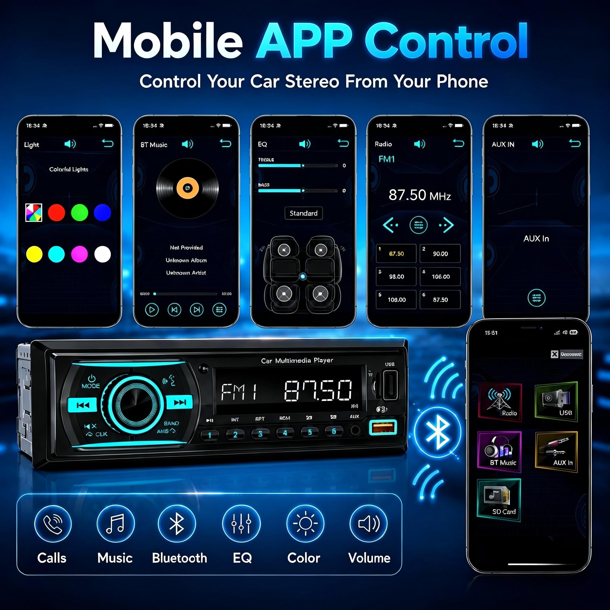 Built-in EQ presets including Pop Rock Classic