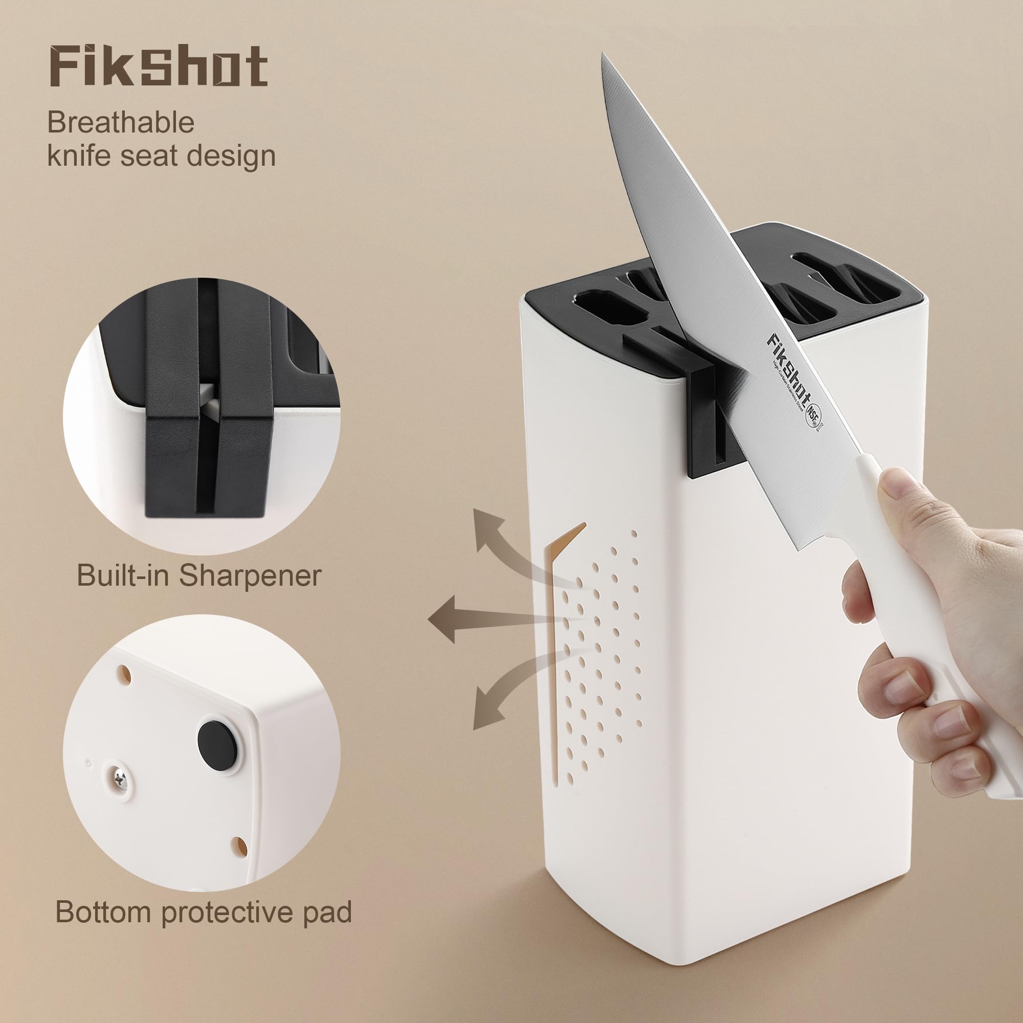 Serrated bread knife and carving knife blades