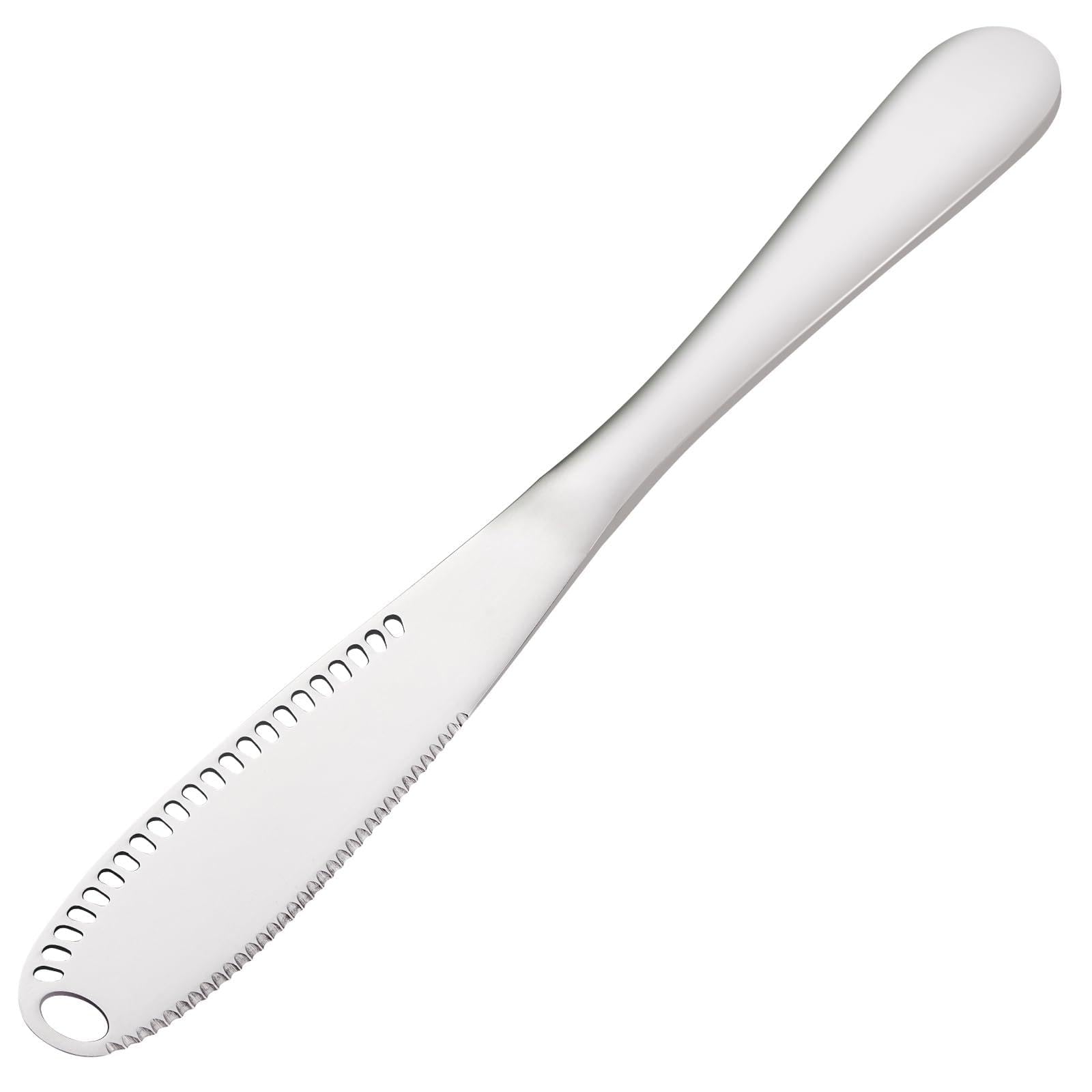 BUKMVKU butter spreader knife with holes in blade