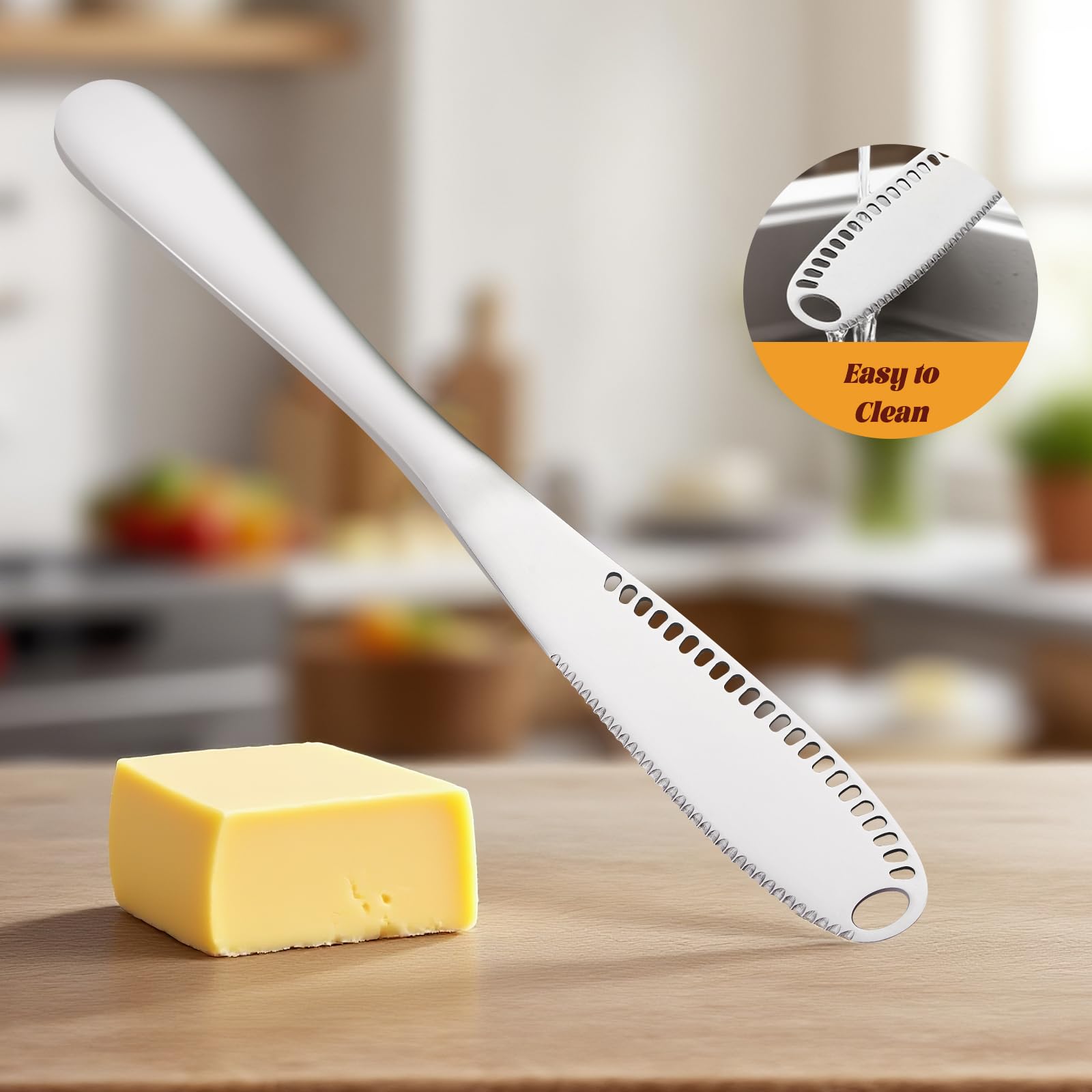 Dishwasher safe butter knife for easy cleaning