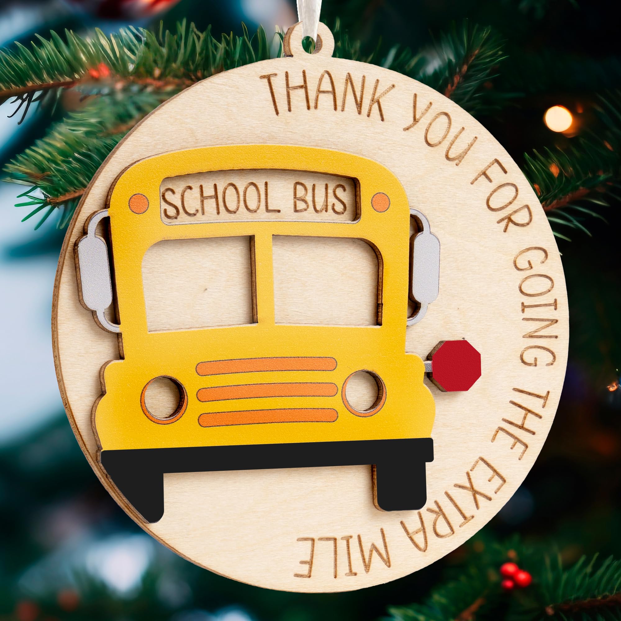Bulk bus driver ornament gift for schools
