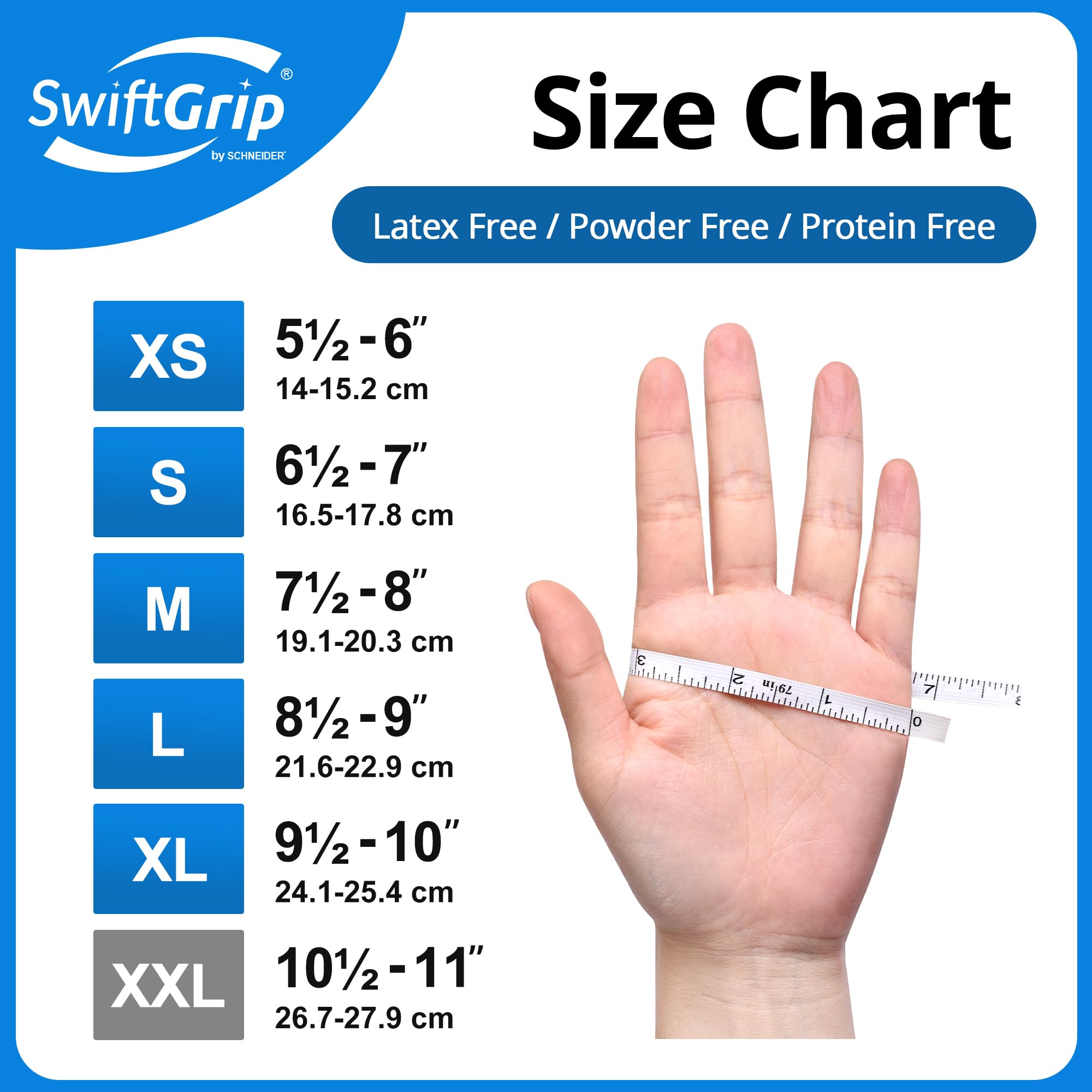 1000 gloves bulk case swiftgrip nitrile gloves