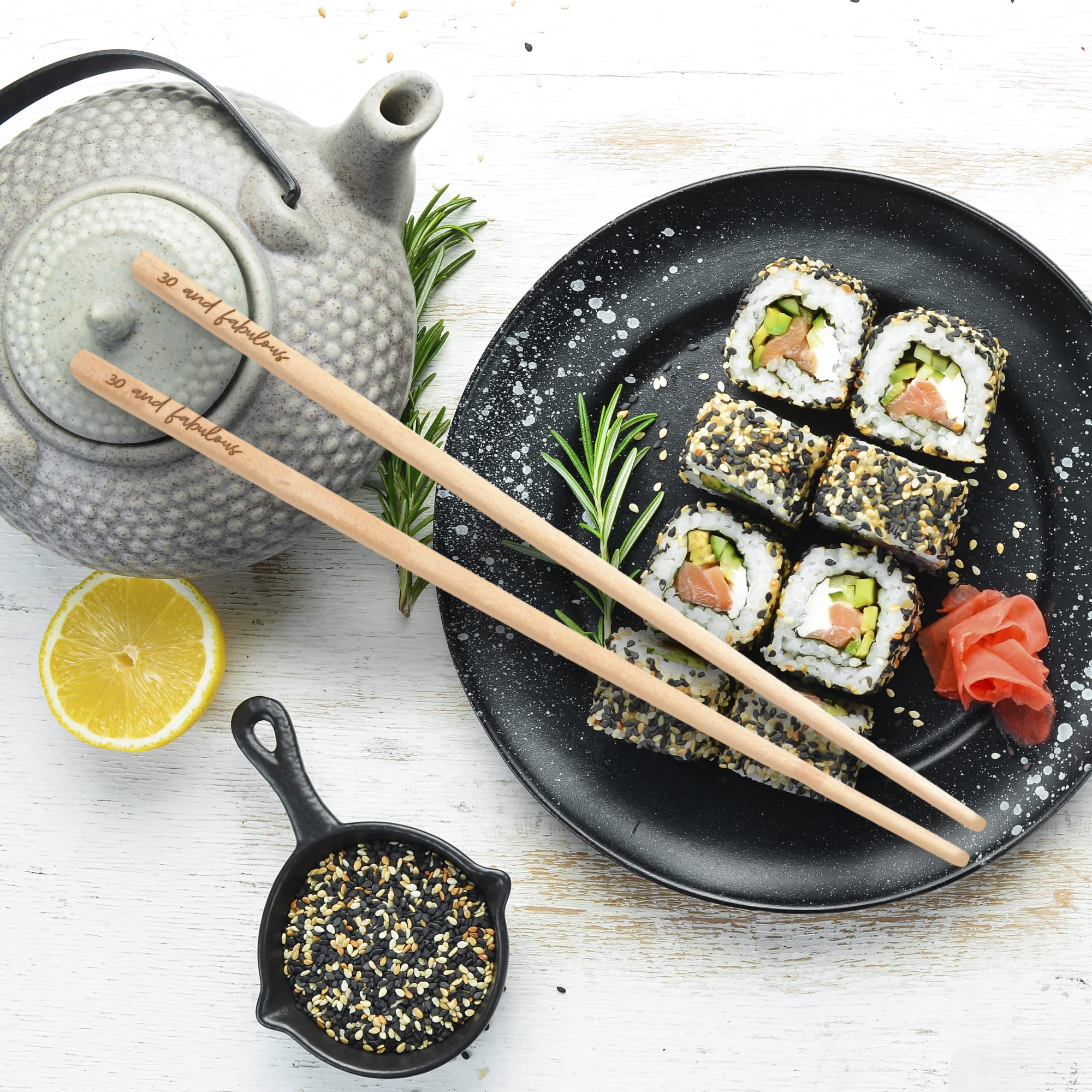 Reusable sushi chop sticks for home or restaurant